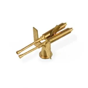 Amati Anti-Aircraft Gun Twin Mount 37mm. Elevates. Length 24mm
