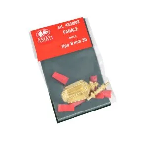 Amati Gilded Metal Stern Lantern Brass 30mm