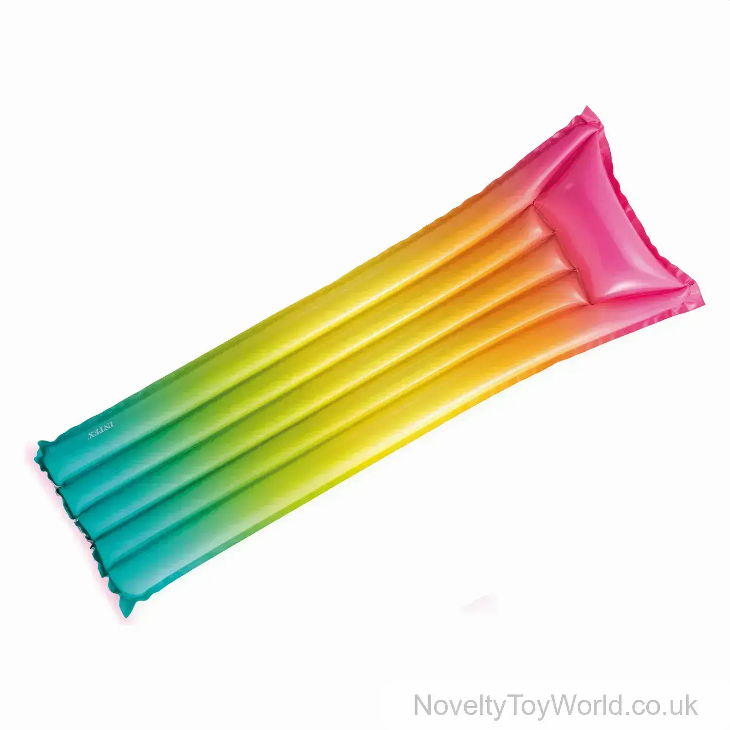 Rainbow Inflatable Pool Lilo - Lounger Floaty (145cm)