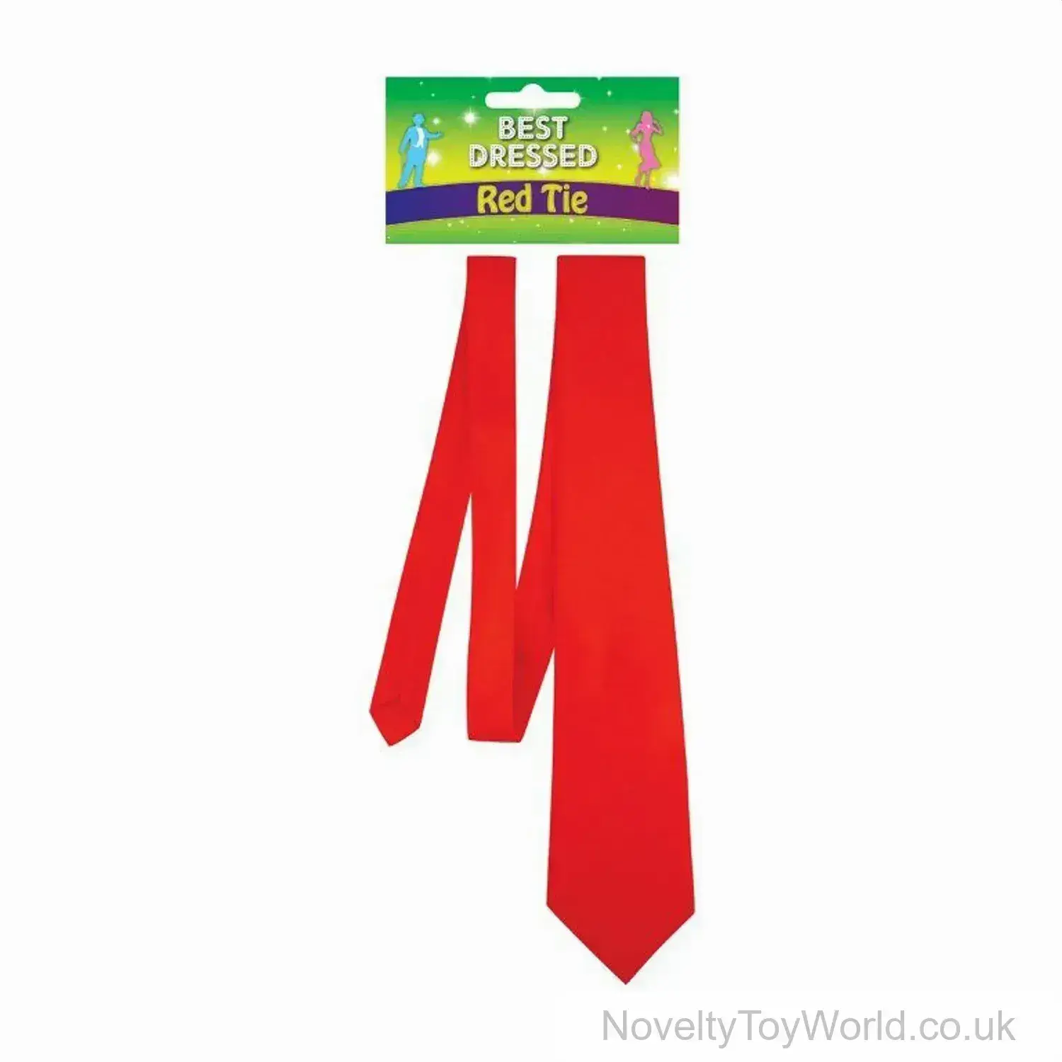 Red Fancy Dress Party Tie