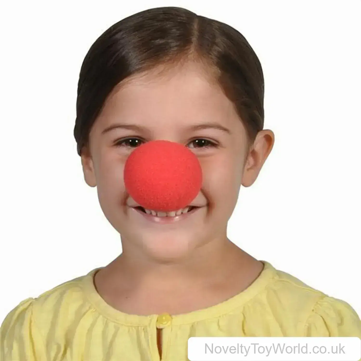 Red Foam Clown Nose - Fancy Dress Kids & Adults (5cm)