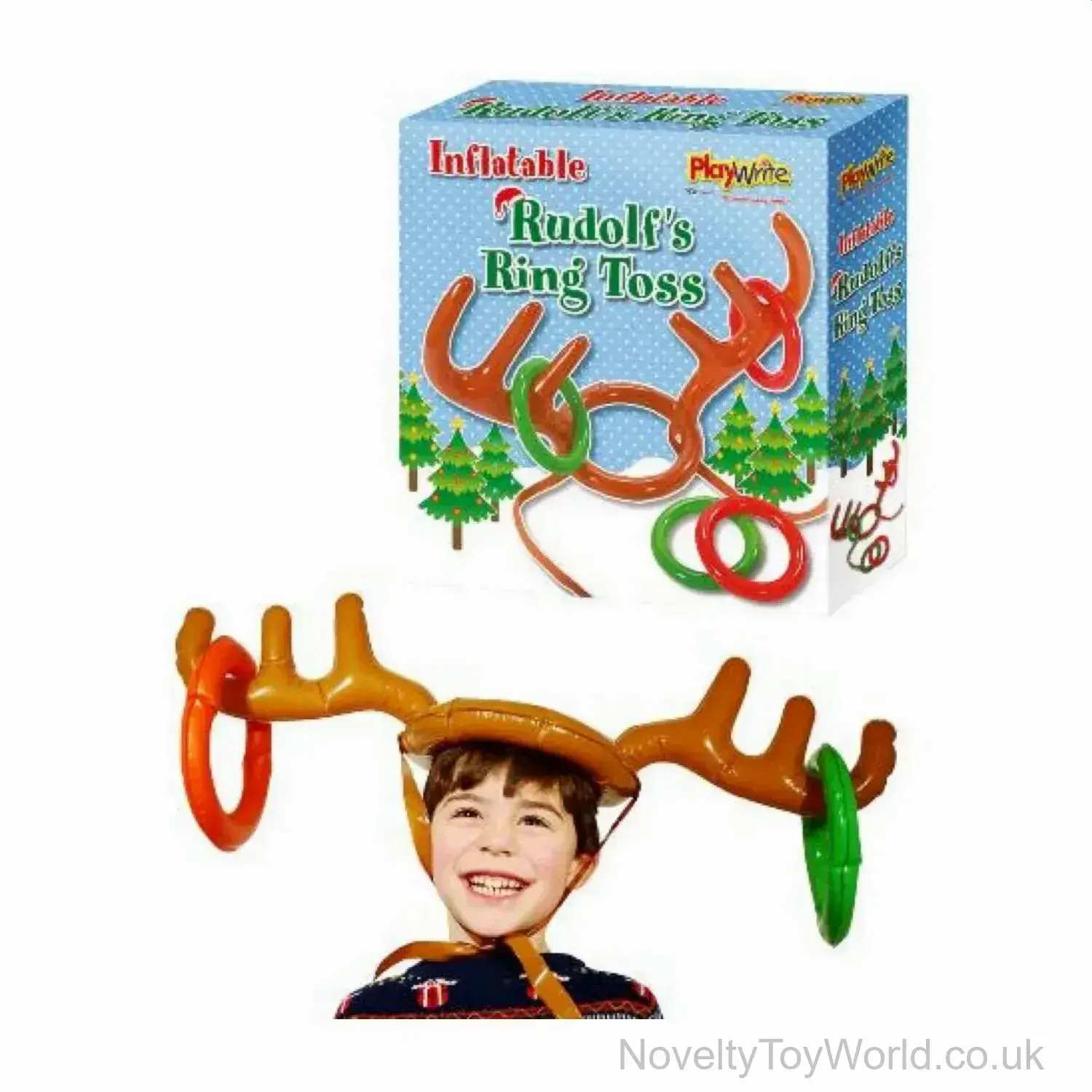 Reindeer Antler Ring Toss Inflatable Game (18cm)