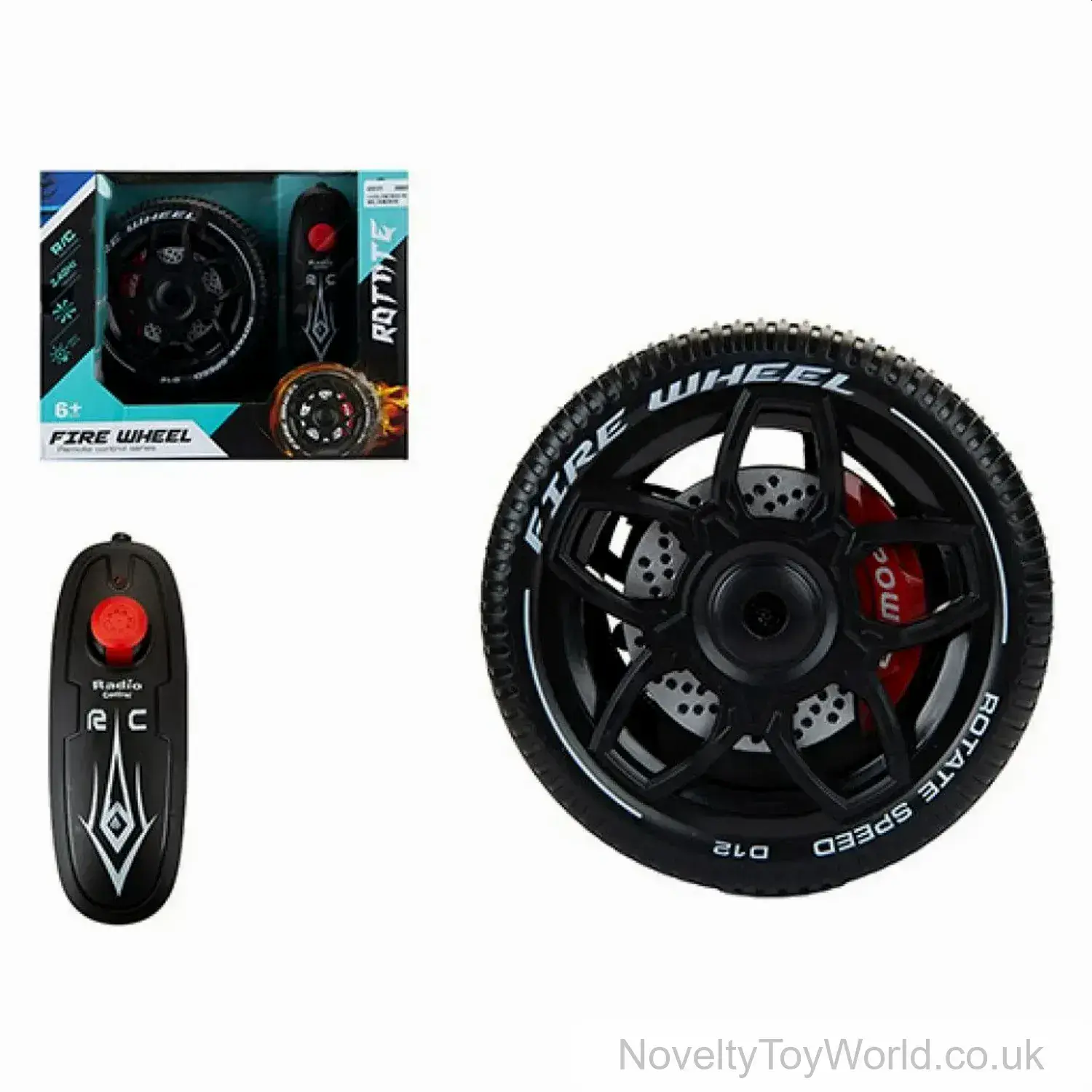 Remote Control Fire Wheel Tyre - Boxed