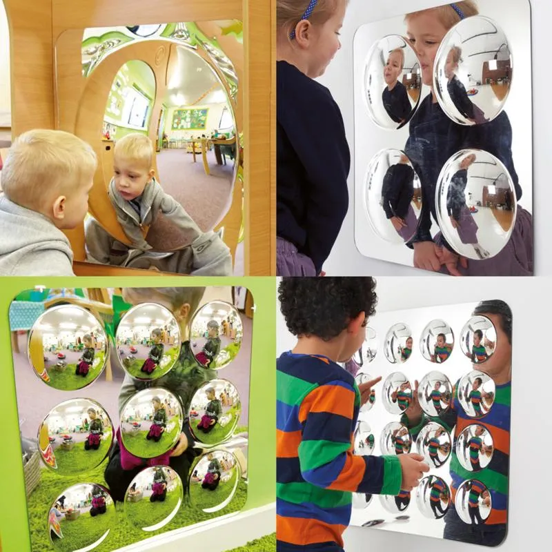 Large Dome Mirror Panel Set - Pk4
