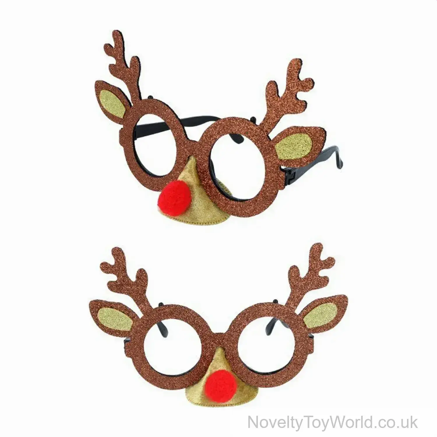 Rudolph the Red Nose Reindeer Xmas Glasses - Adult Size