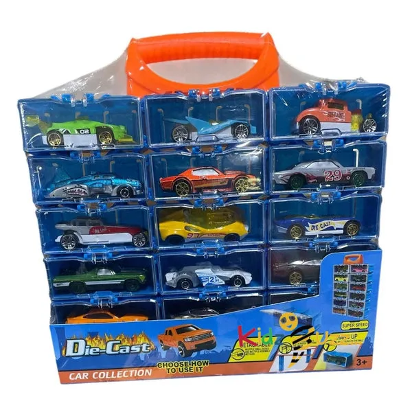 18 Pcs Mini Car Toys Die Cast Cars Collection