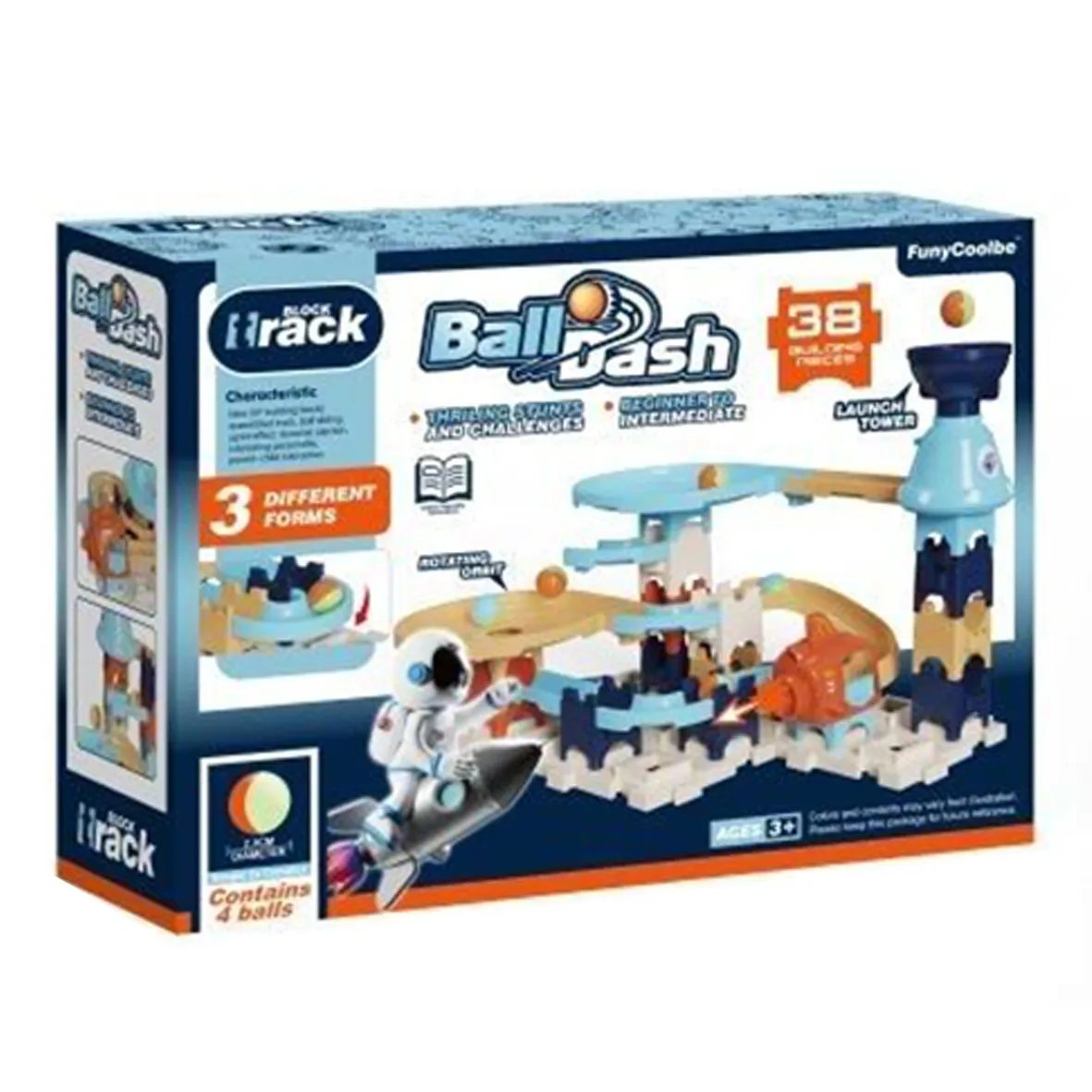Ball Dash Spaceman Theme Playset Track 38 Piece
