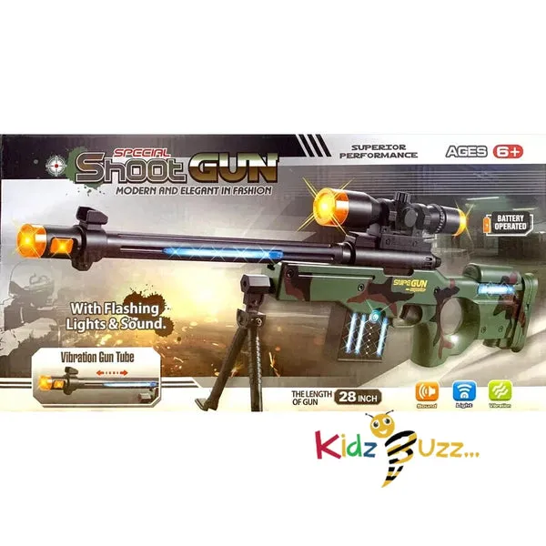 Military Combat Special Force Music Toy Gun
