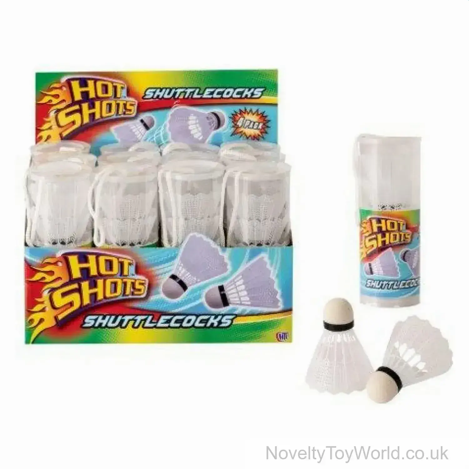 Shuttecocks Pack of 4 Tube - Kids Sports Toys