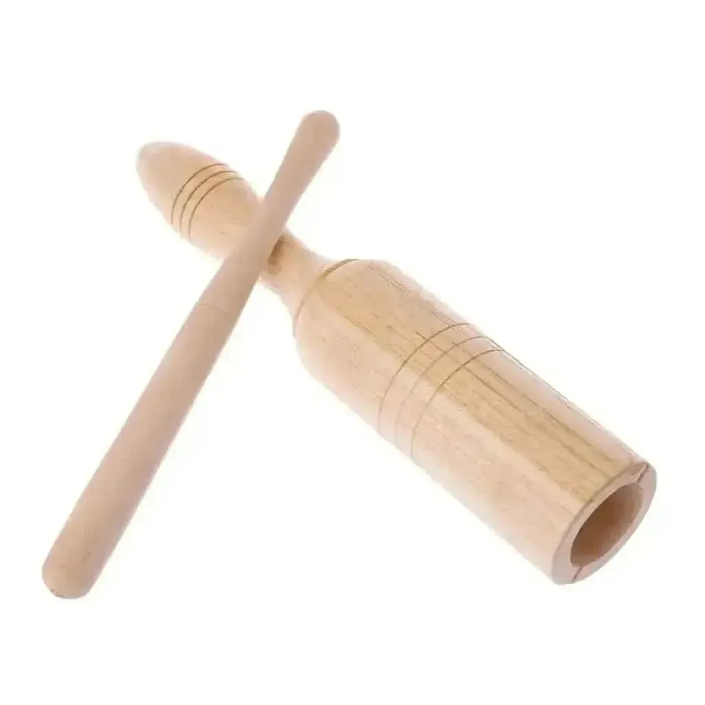 Single Wooden Agogo