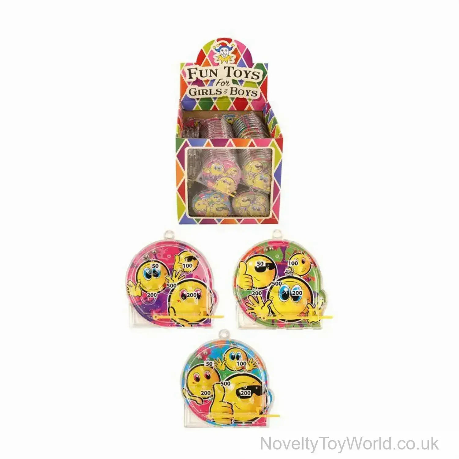 Smile Face Mini Ball Maze Toy (5cm)