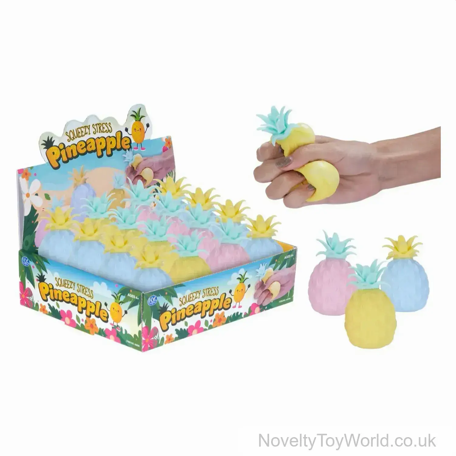 Squish & Squeeze Pineapple Stress Ball (10cm)