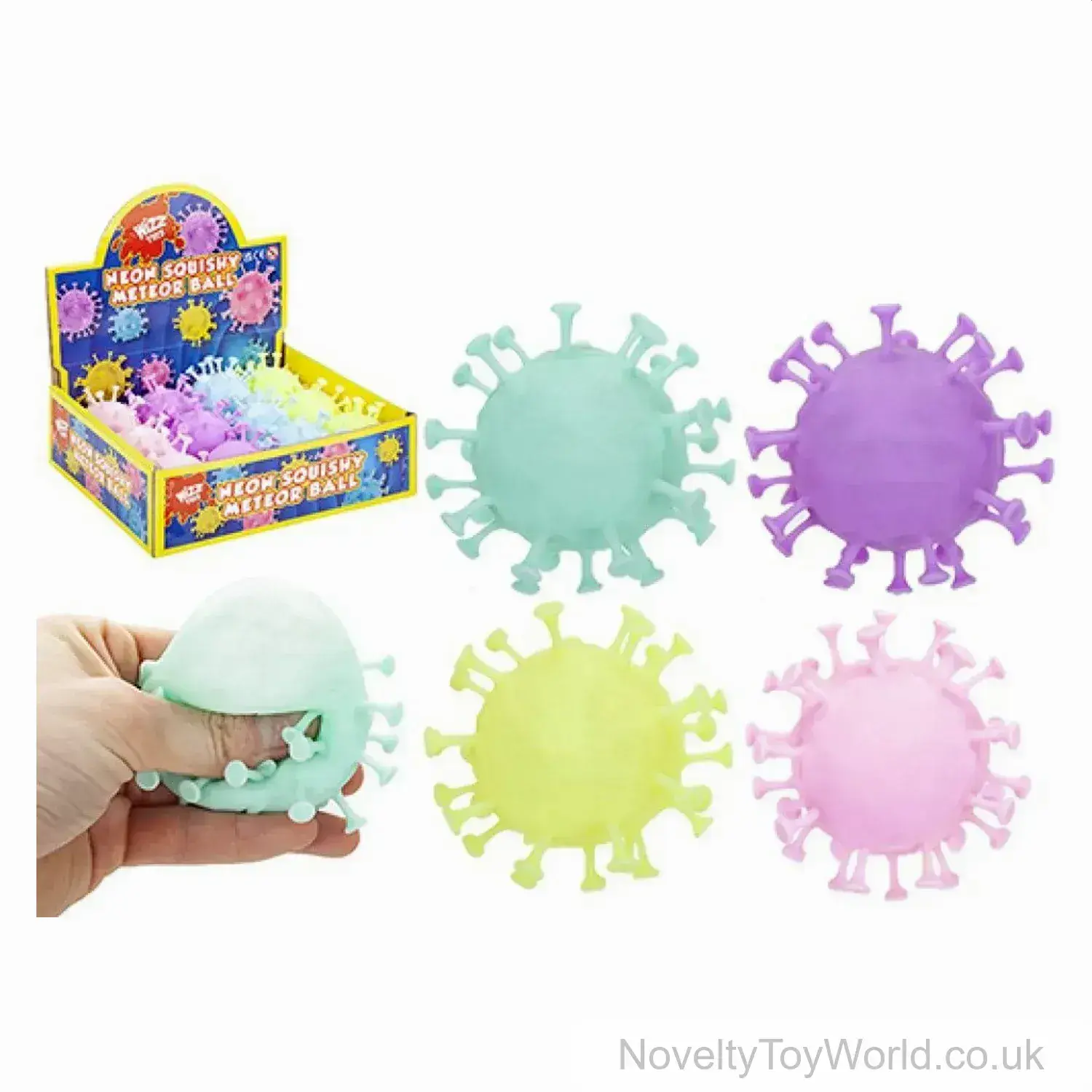 Squishy Meteor Stress Ball - Assorted Colours