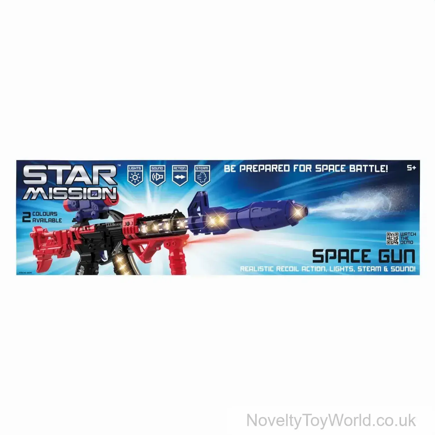 Star Mission Toy Rifle Lights & Sound - Kids Fantasy Play Toy