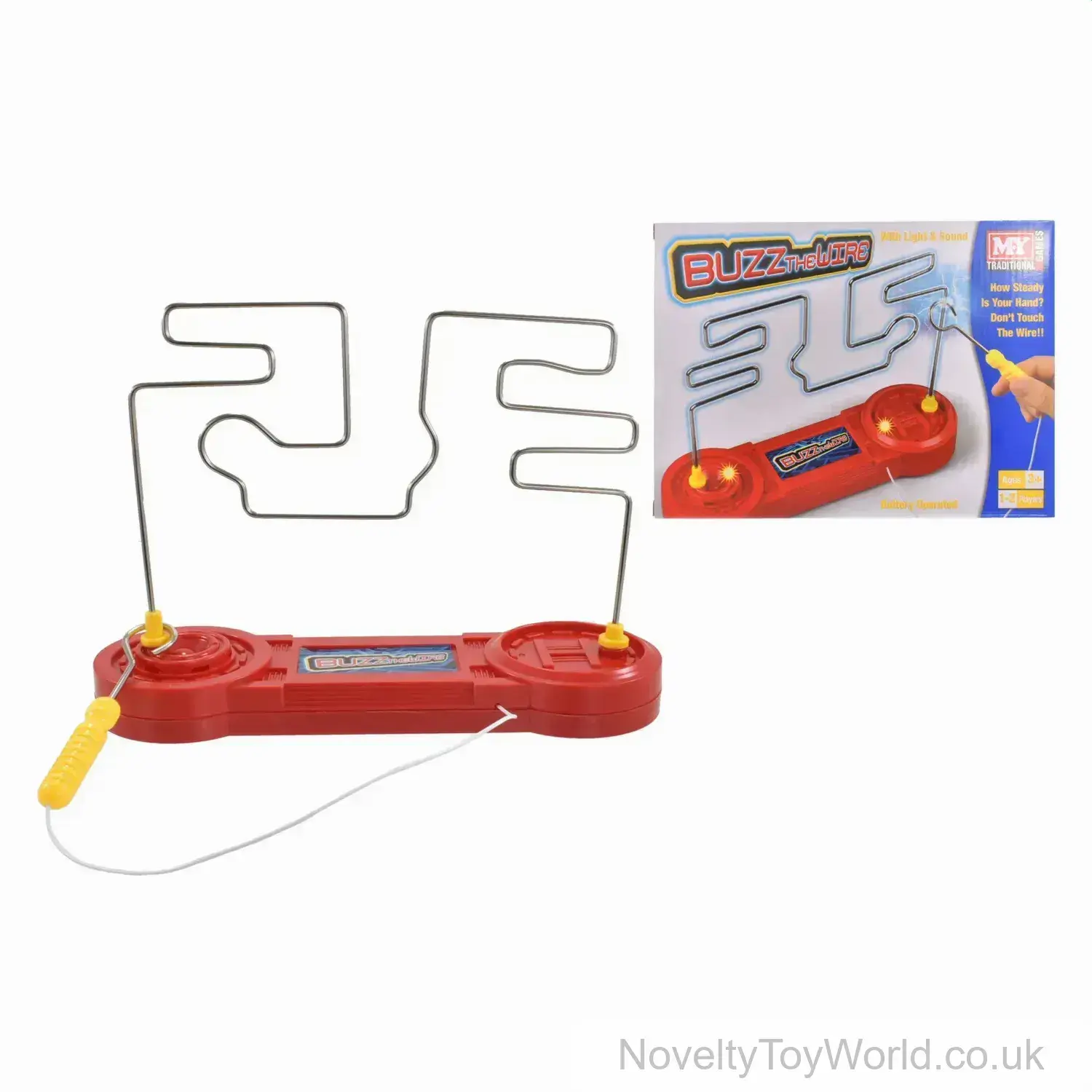 Steady Handy Buzzing Wire Game Boxed - Light & Sound