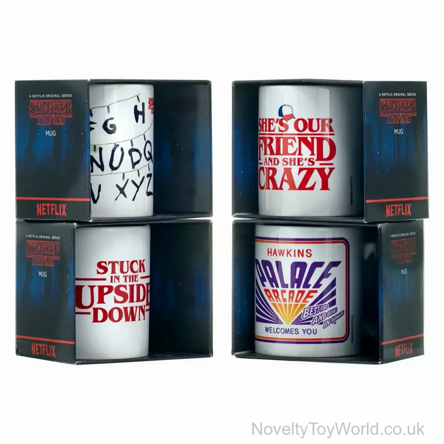 Stranger Things Boxed Licensed Mug - 4 Assorted (325ml)