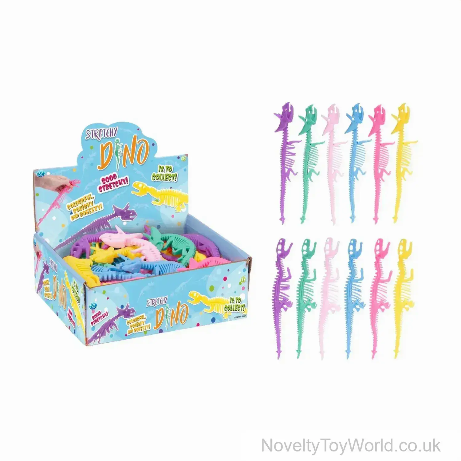 Stretchy Dinosaur Skeleton Sensory Toy (23cm)