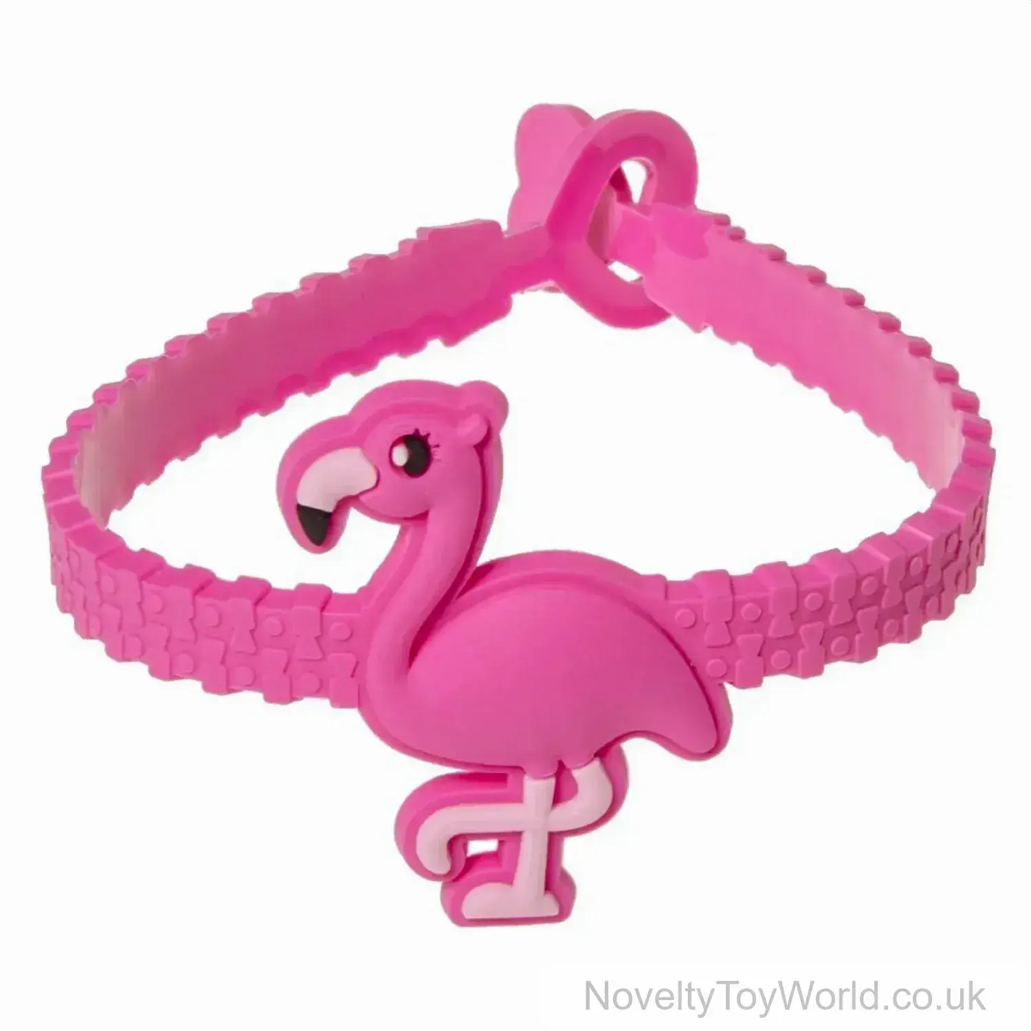 Stretchy Rubber Flamingo Bracelet (19cm)