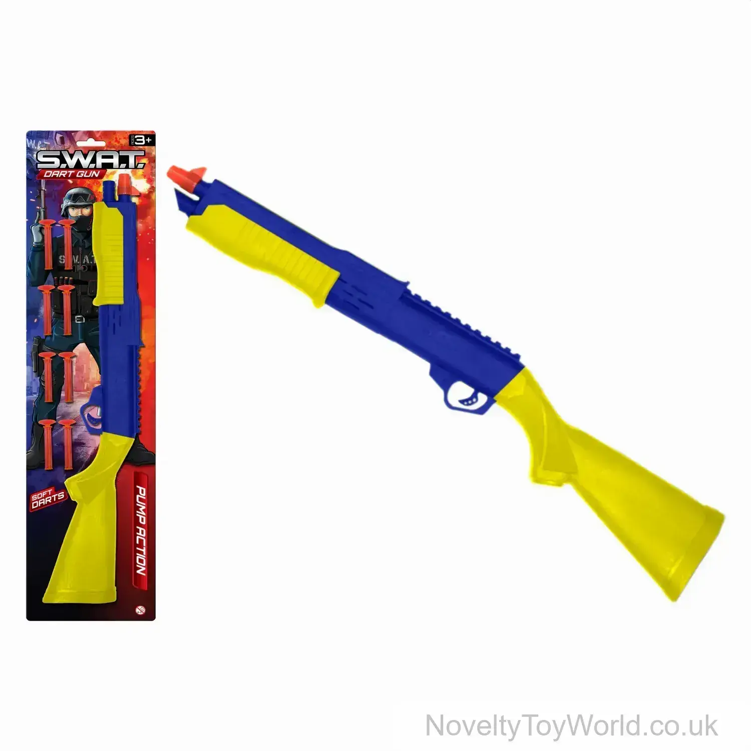 Suckered Dart Rifle Gun Playset - Pump Action