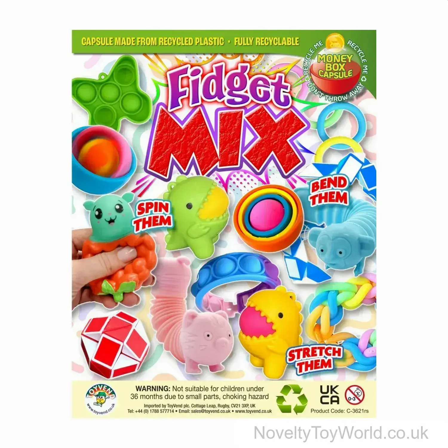 Super Fidget Toy Mix - 55mm Vending Capsule