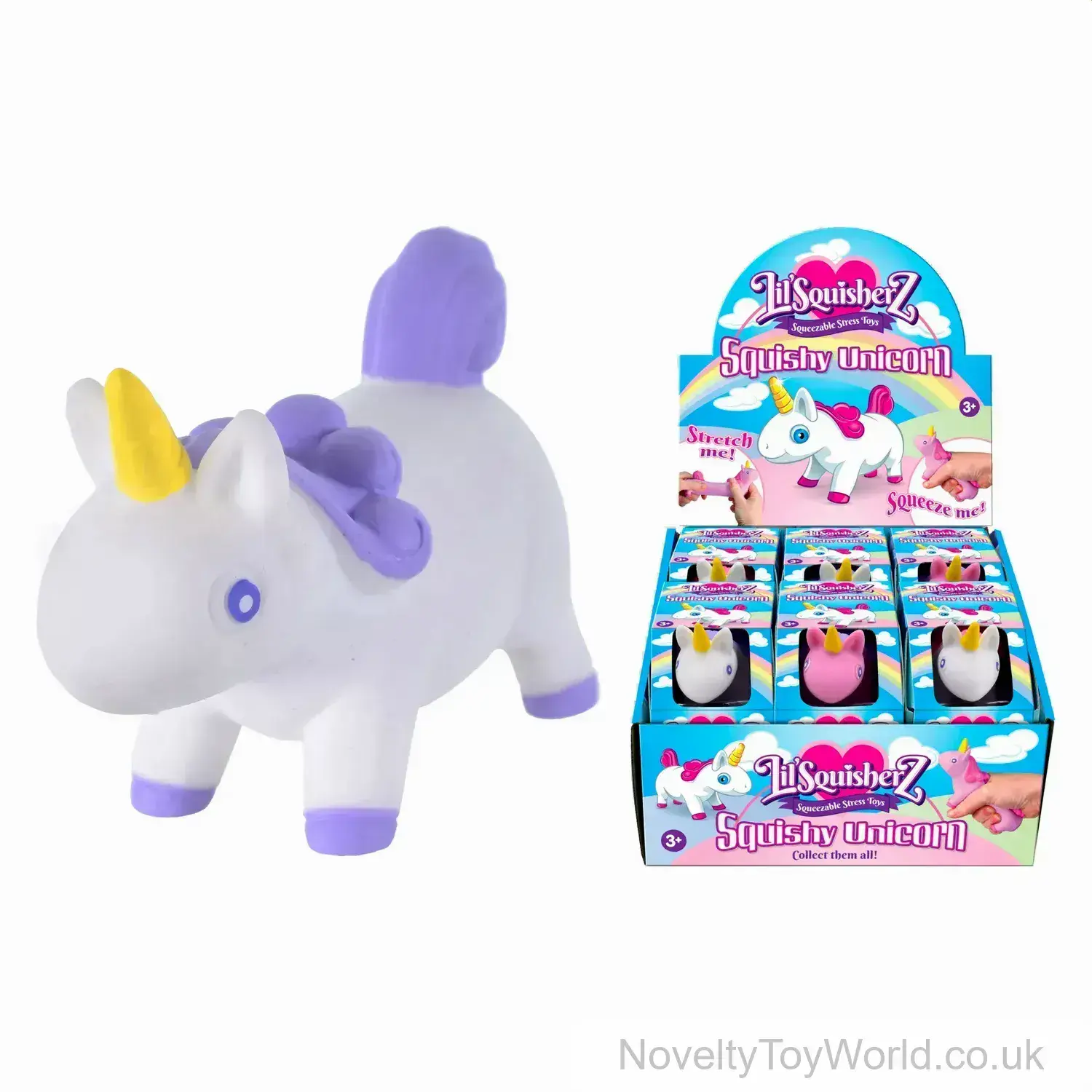 Super Stretch Unicorn Toy - Boxed