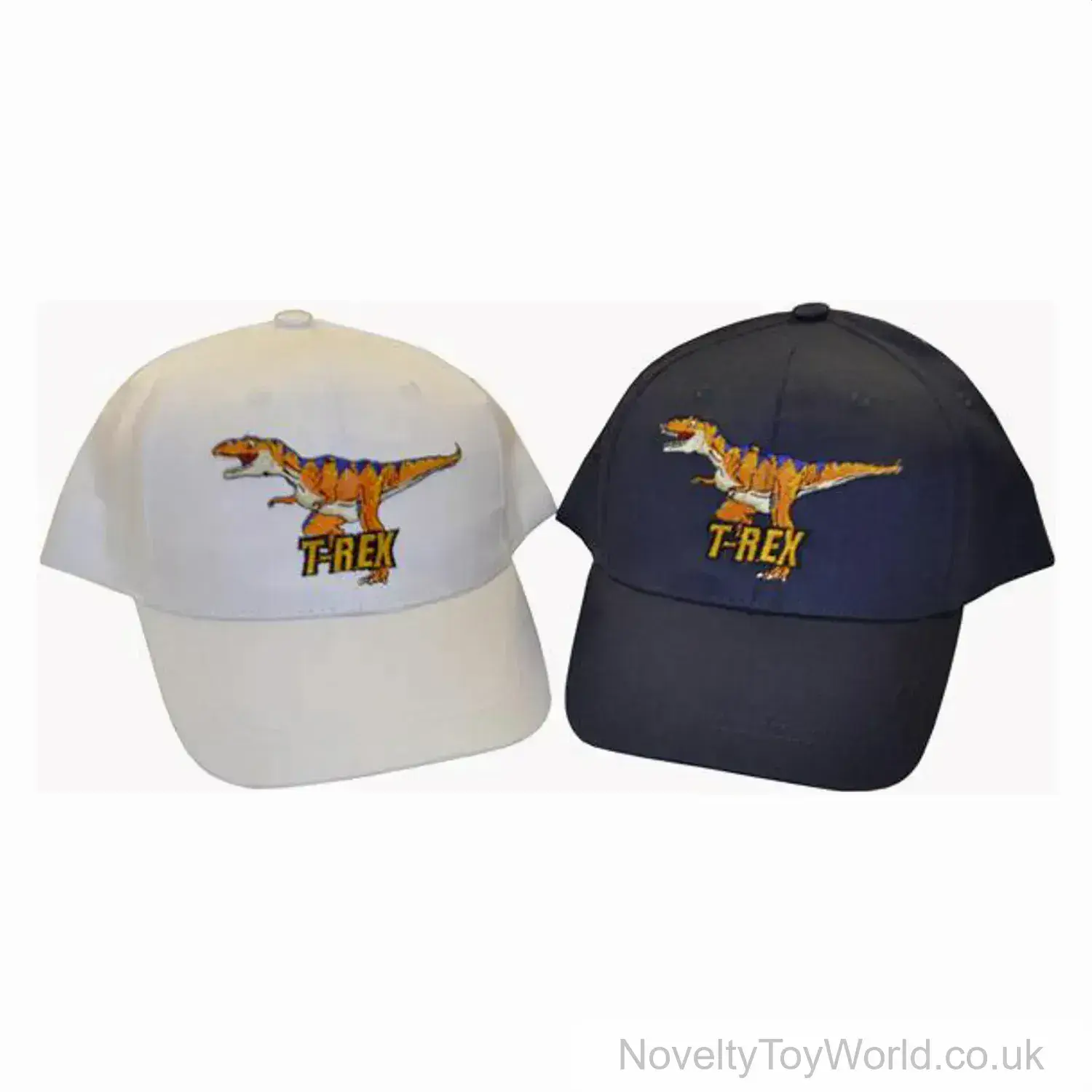 T-Rex Dinosaur Baseball Cap for Children - 2 Assorted