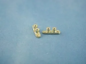 Aeronaut Bollard Double Brass 12mm