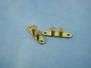 Aeronaut Bollard Double Brass 17mm