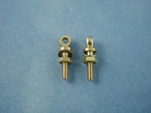 Aeronaut Eyebolt Brass with Nut Length 10mm