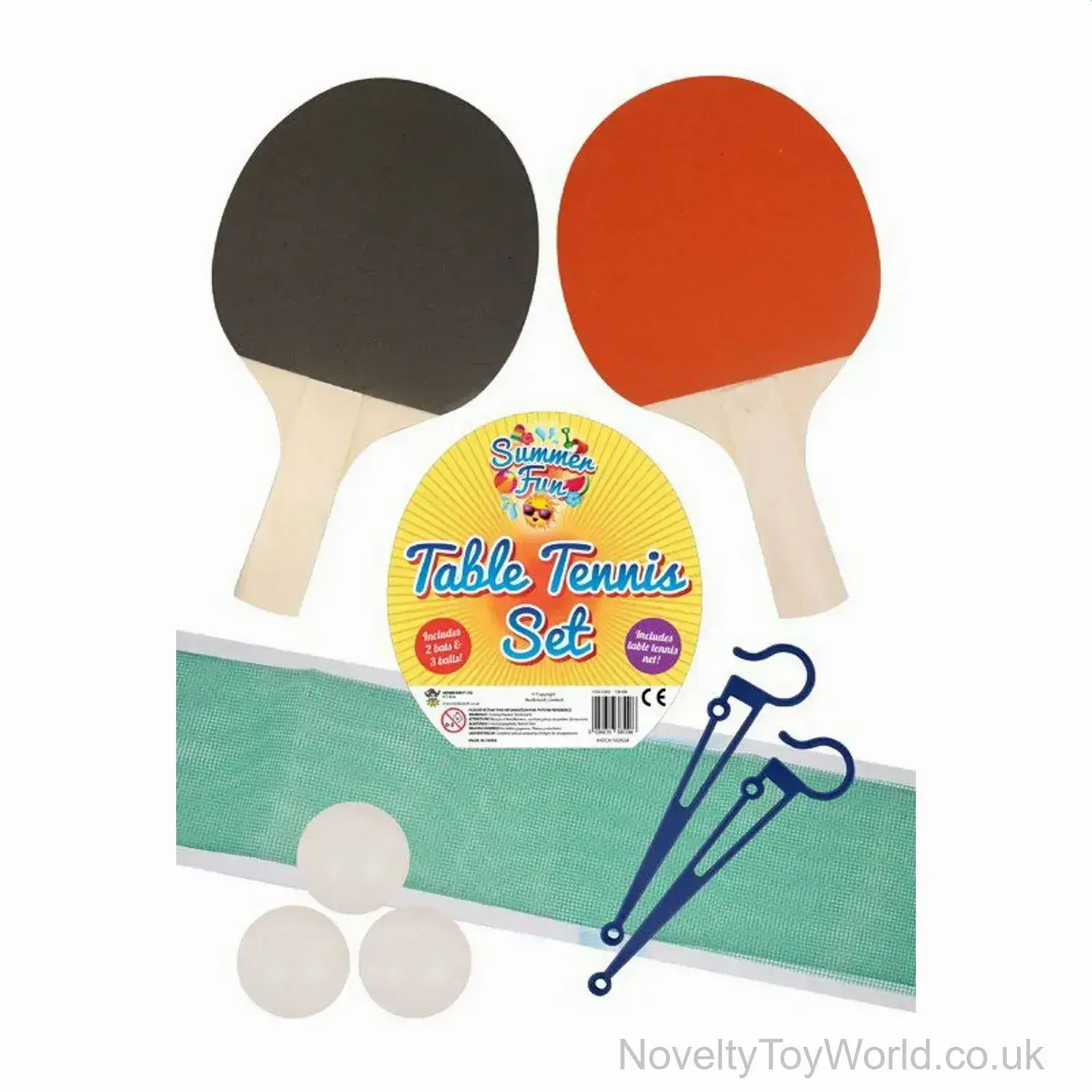 Table Tennis Set with Paddles, Balls & Net
