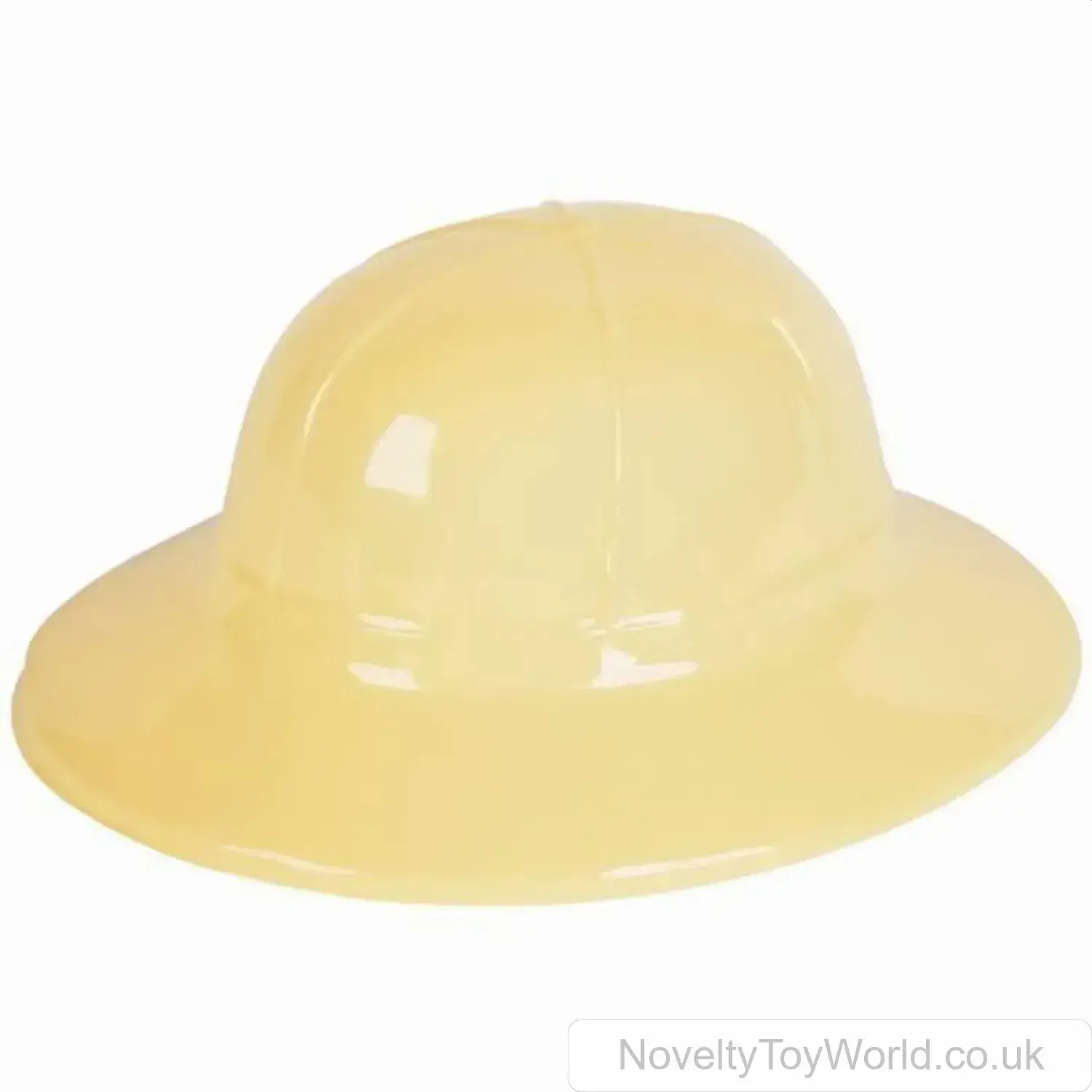 Tan Plastic Safari Hat - Adult