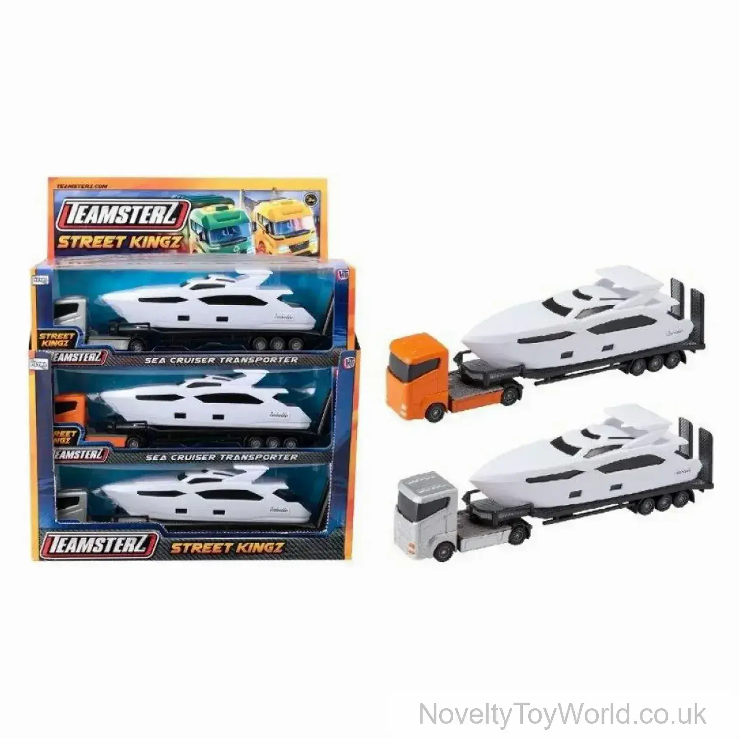 Teamsterz Sea Cruiser Transporter Truck & Boat Set