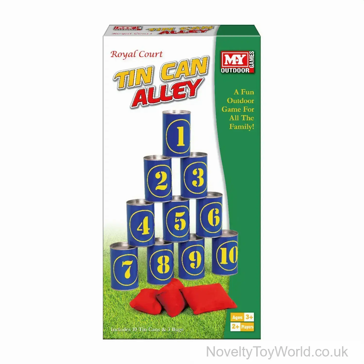 Tin Can Target Bean Bag Skill Game - Boxed