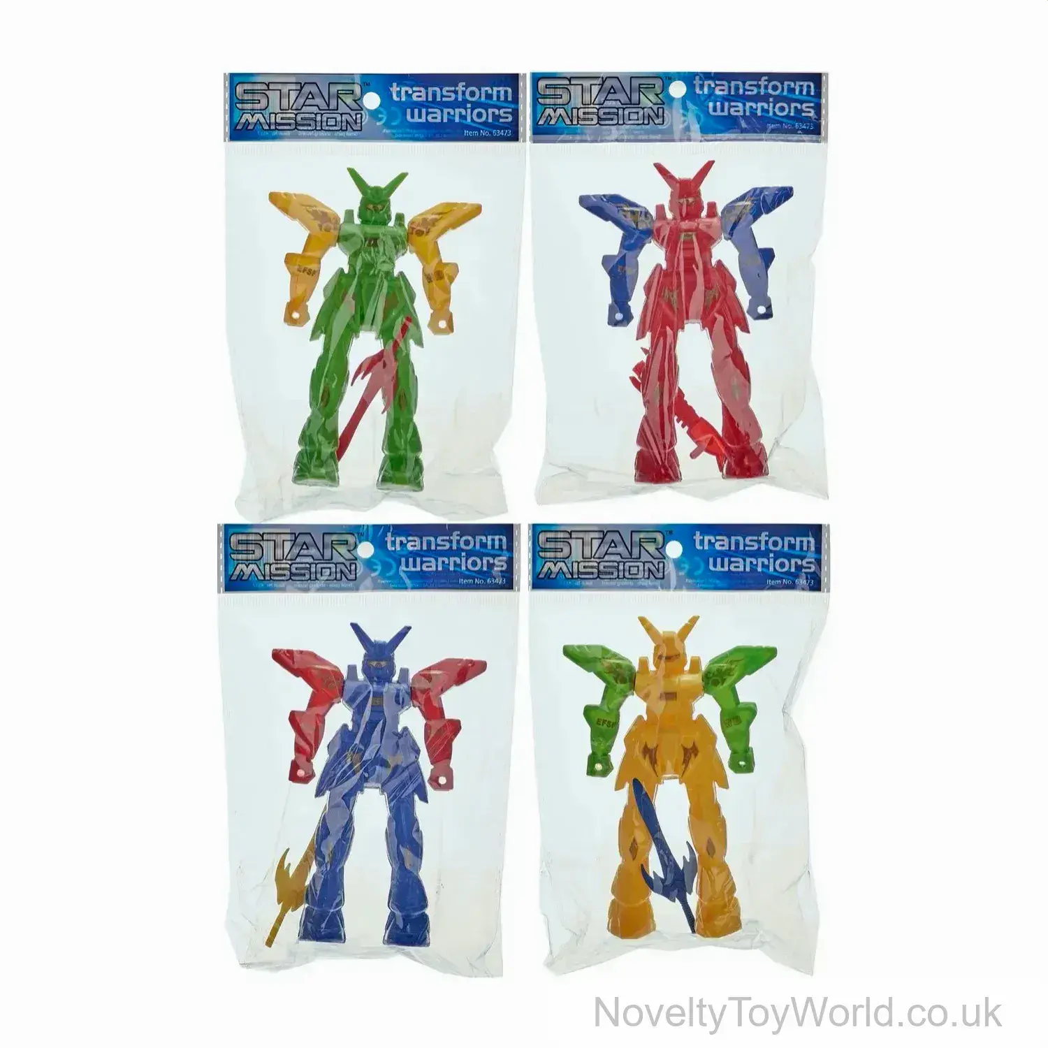 Toy Transformer Warriors - Kids Play Figures 3 Assorted (11.5cm)
