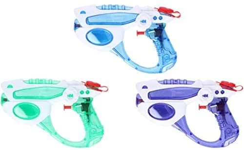 3pc Splash-tactic Water Gun Fight for Kids : The Ultimate Intergalactic Water Pistol for Children