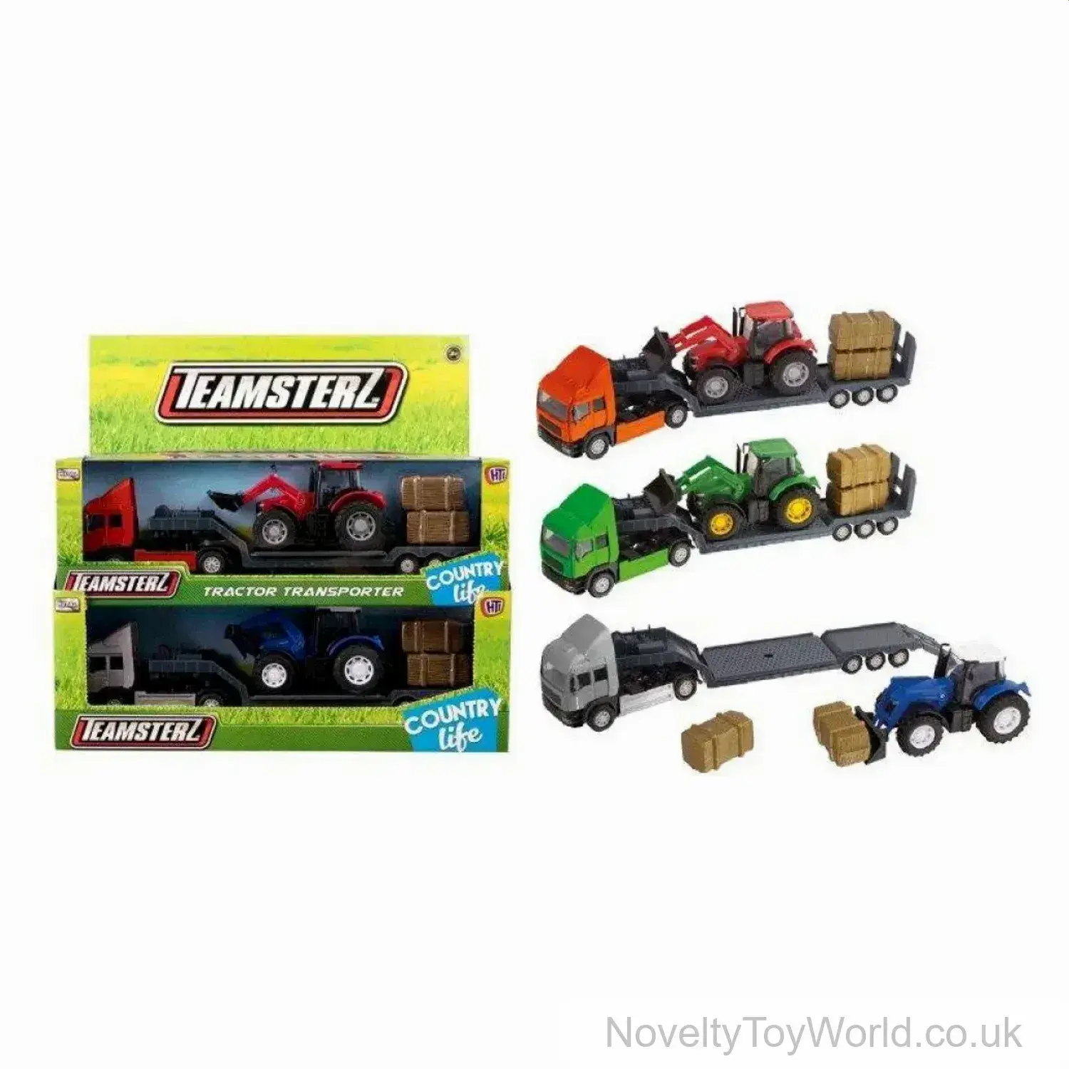 Tractor Toy Vehicle with Transporter Lorry