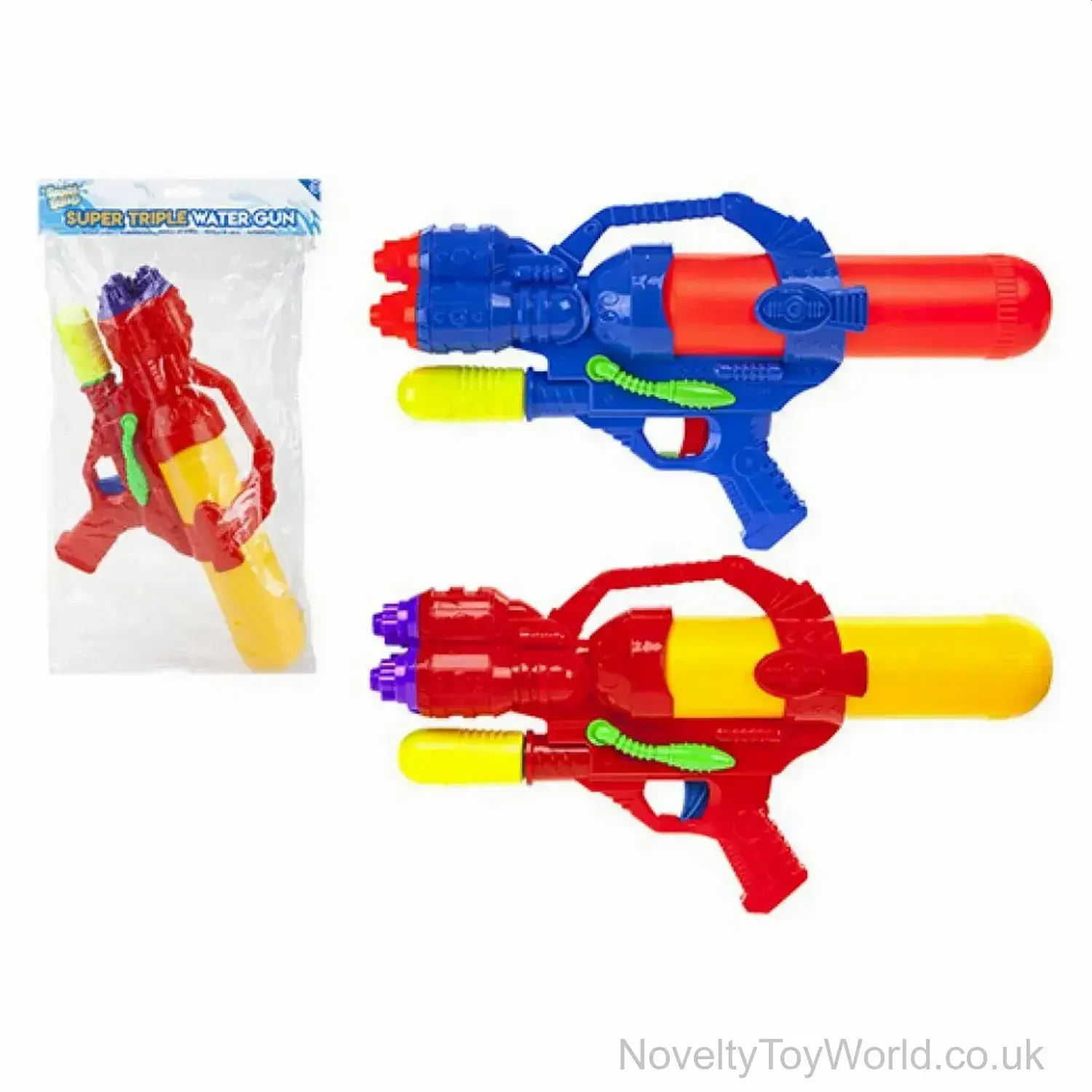 Triple Nozzle Pump Action Super Jet Water Gun (38cm)