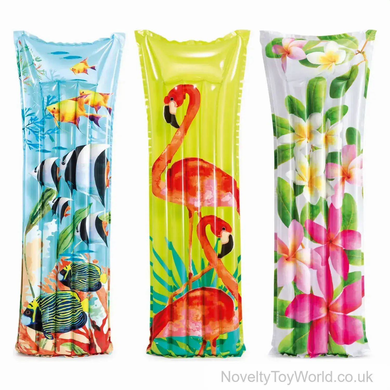 Tropical Beach Inflatable Intex Lilo Mat Loungers (182cm)