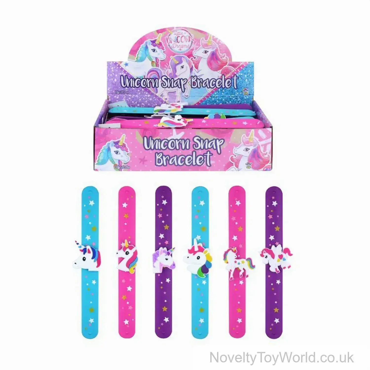 Unicorn Rubber Snap Bracelet
