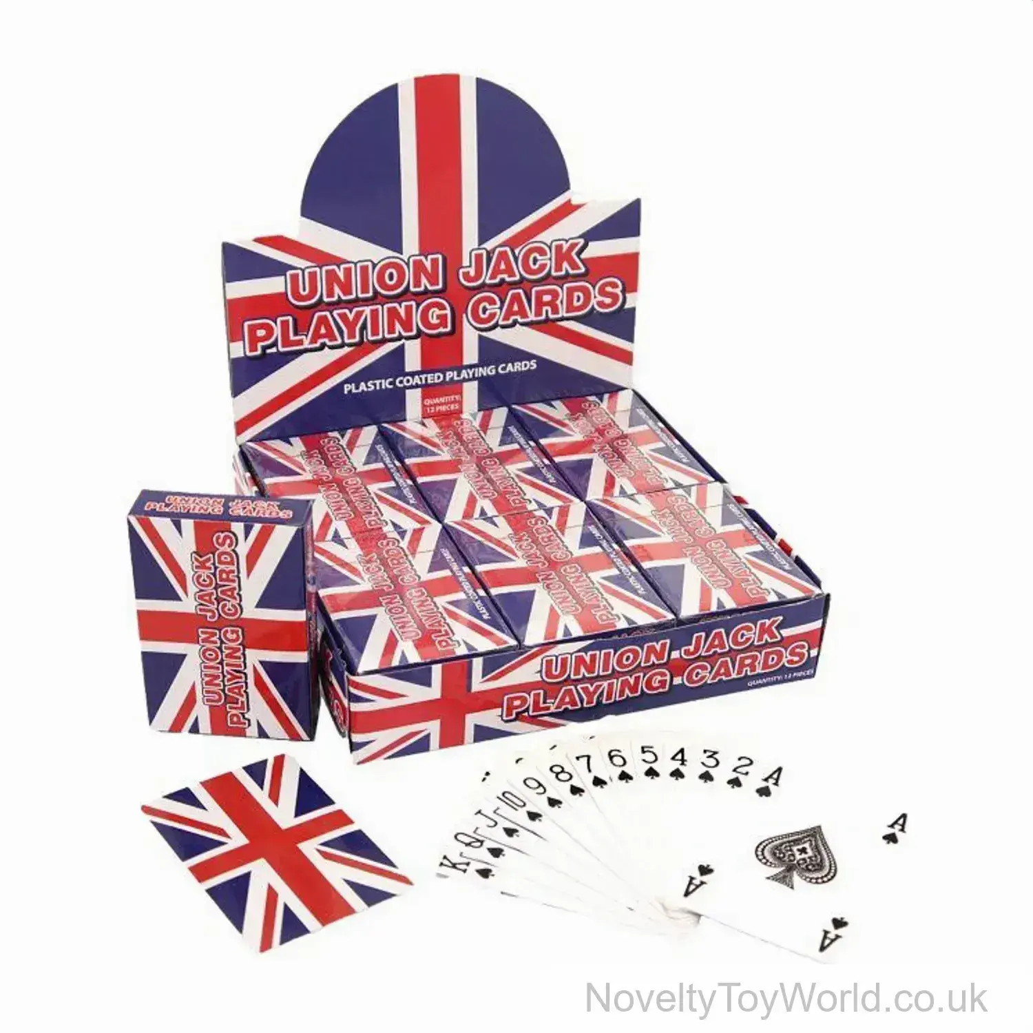 Union Jack Plastic Coated Standard Playing Cards