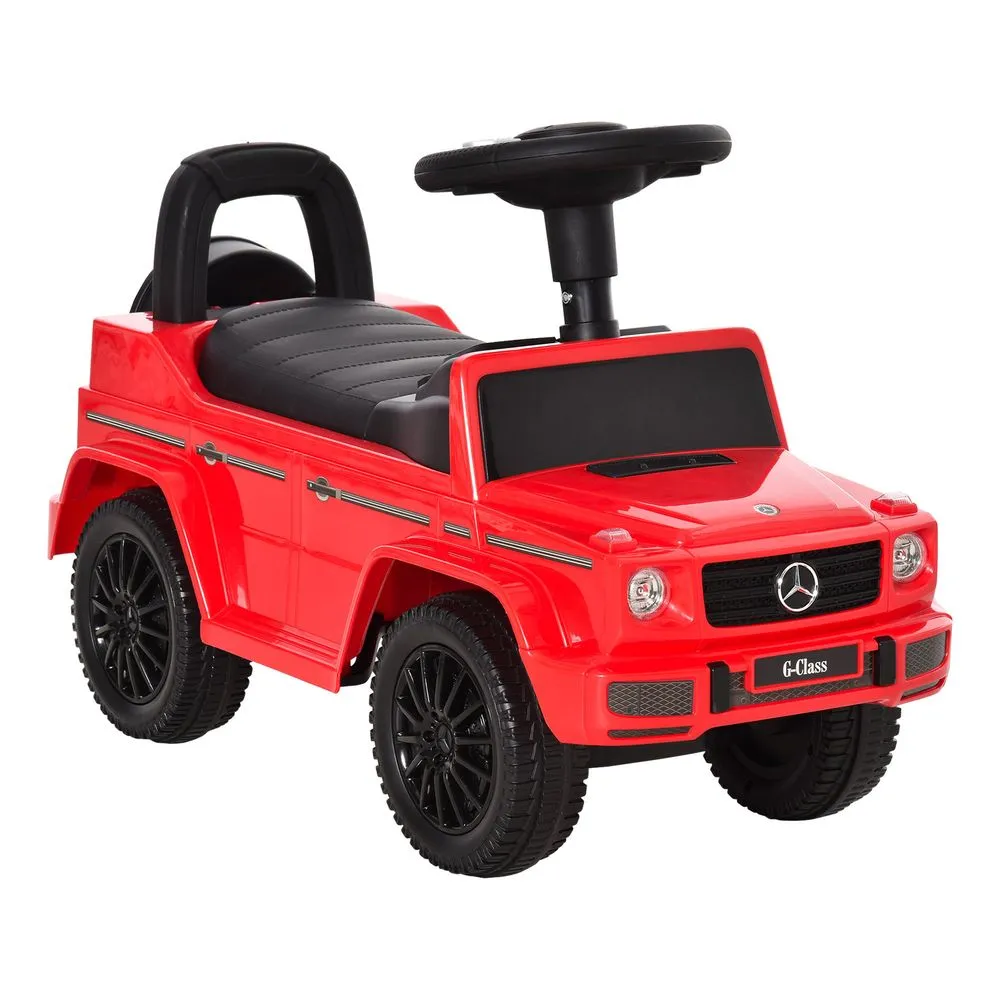 Mercedes Benz G350 Kids Ride on Sliding Car with Under Seat Storage No Power RED