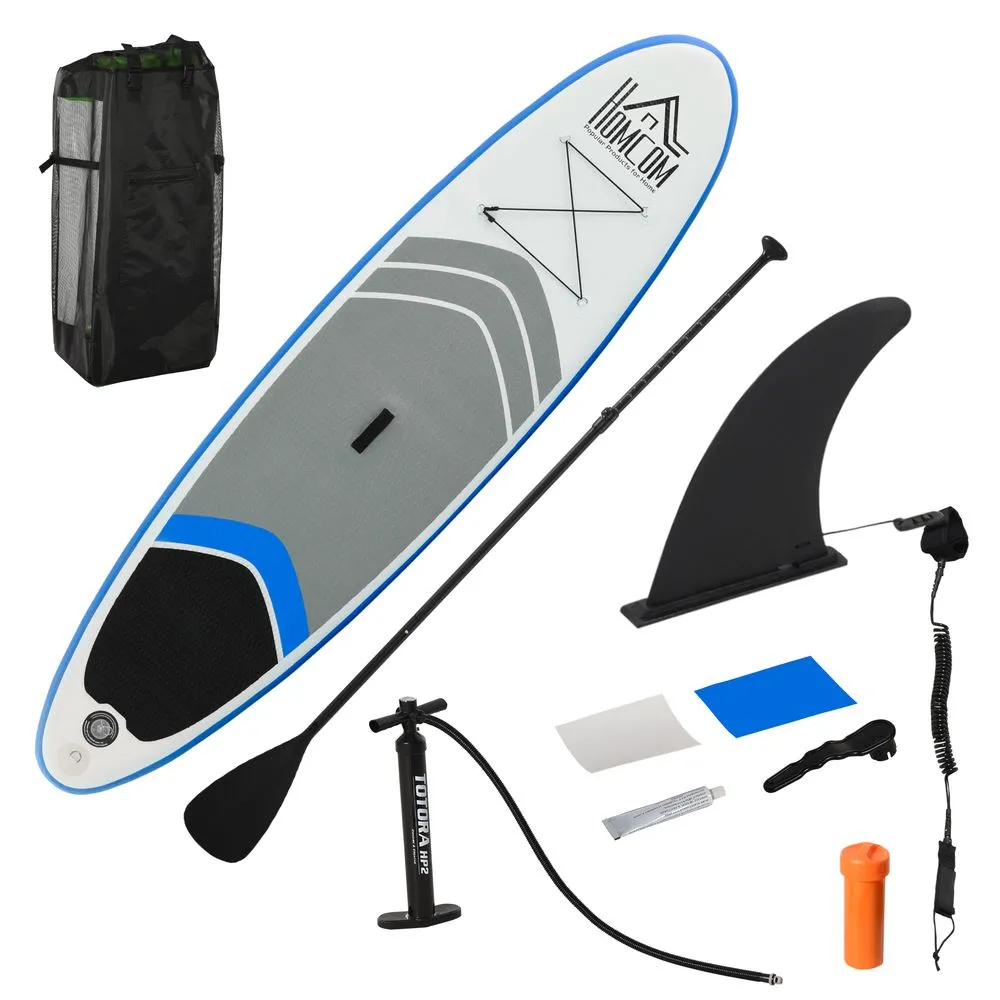 Outsunny 10ft Inflatable Stand-Up Paddle Board SUP Accessory Carry Bag Paddle Pump Leash