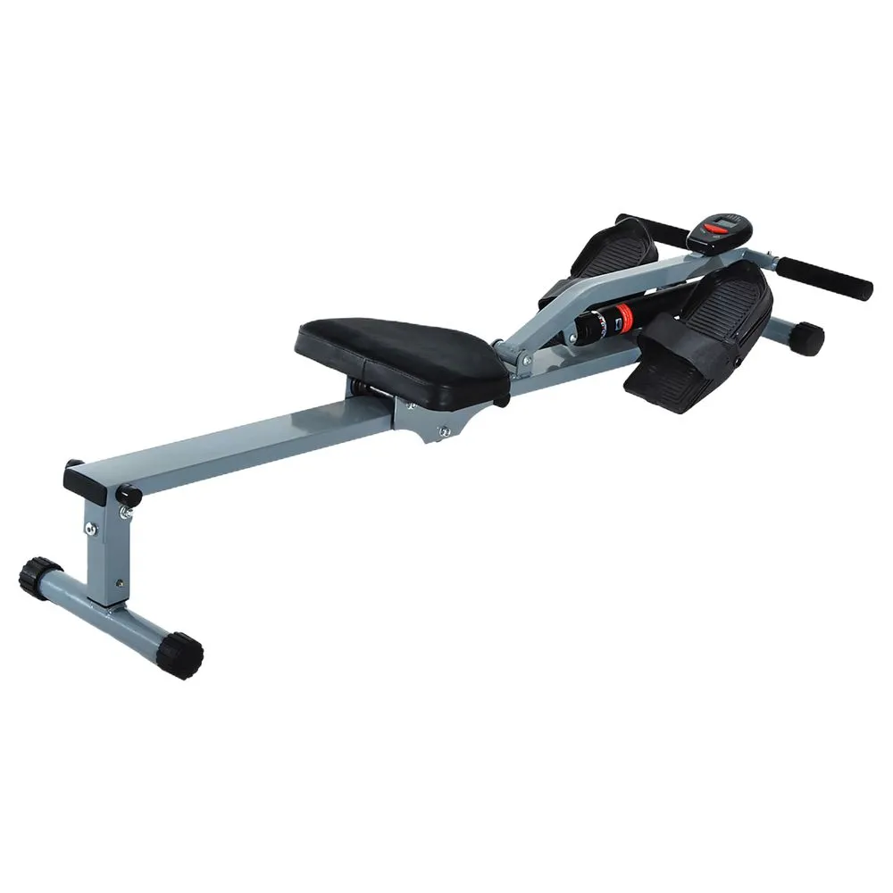 HOMCOM 12 Level Fitness Rowing Machine Cardio Fitness Workout and Gym Training