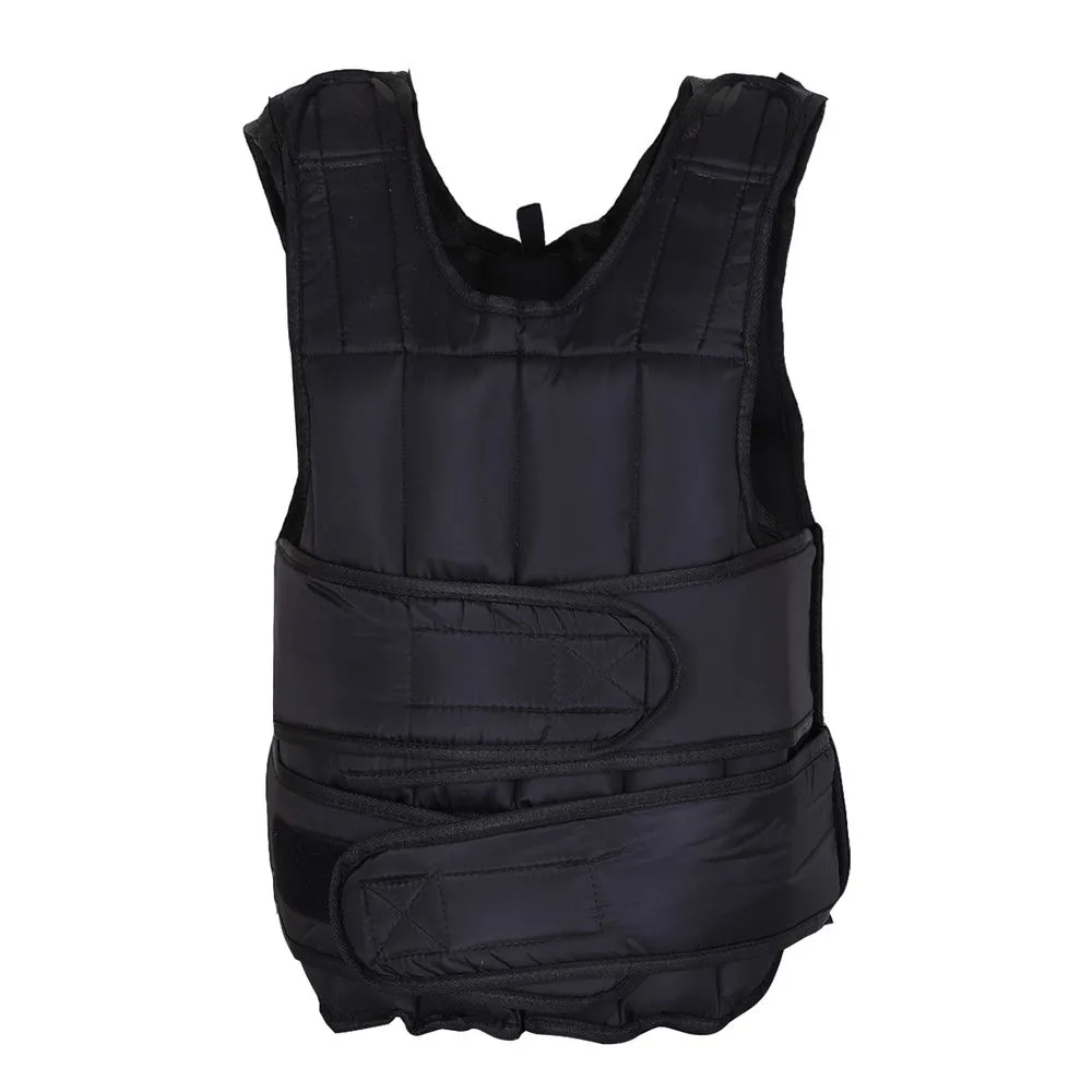 10KGS Adjustable Weight Vest Running Gym Training Weight Loss Black