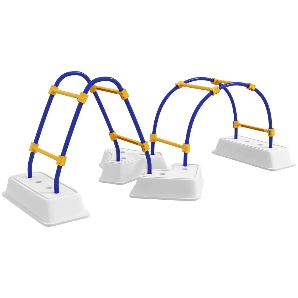 Outsunny Kids Climbing Frame with Climbing Arch Triangle Climber for 3-6 Years