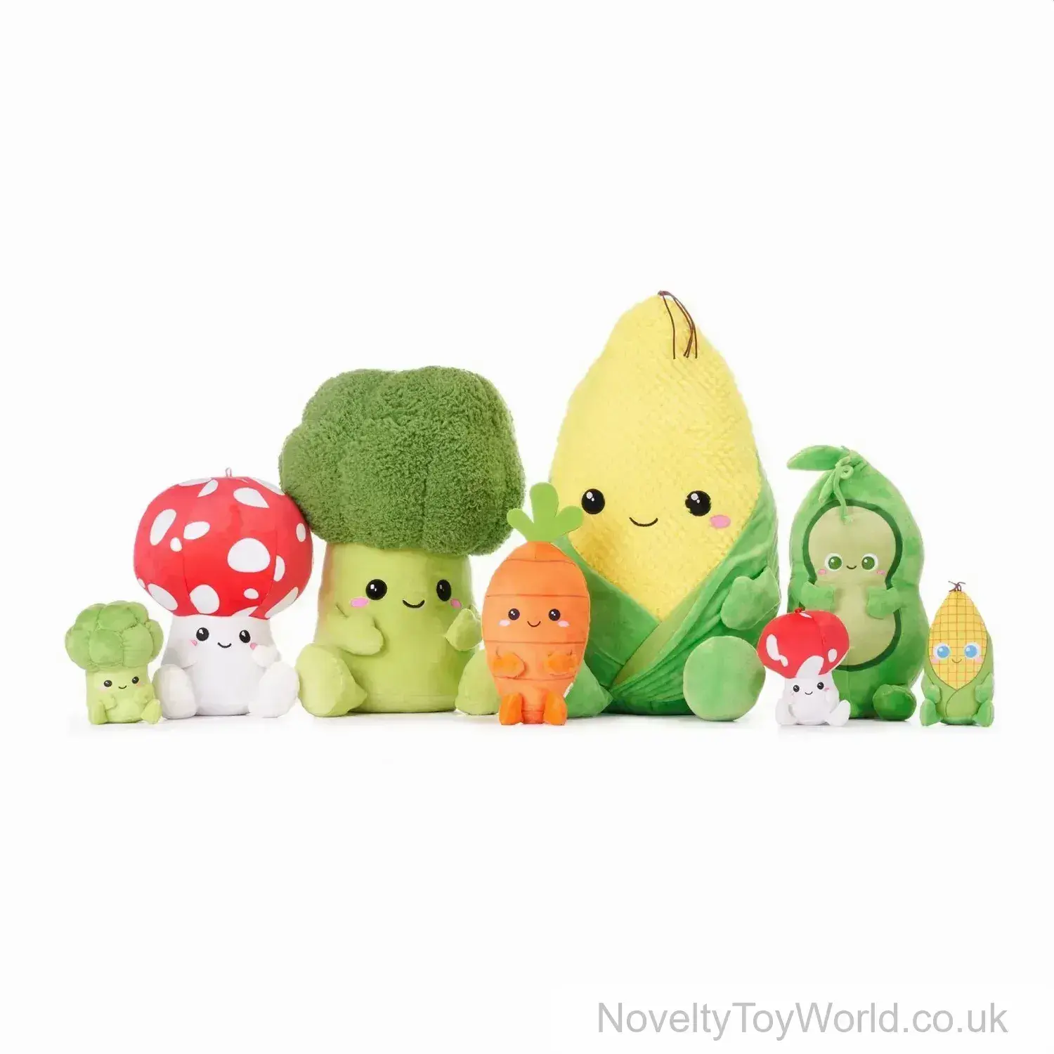 Vegetable Soft Toy (23cm) - 5 Assorted