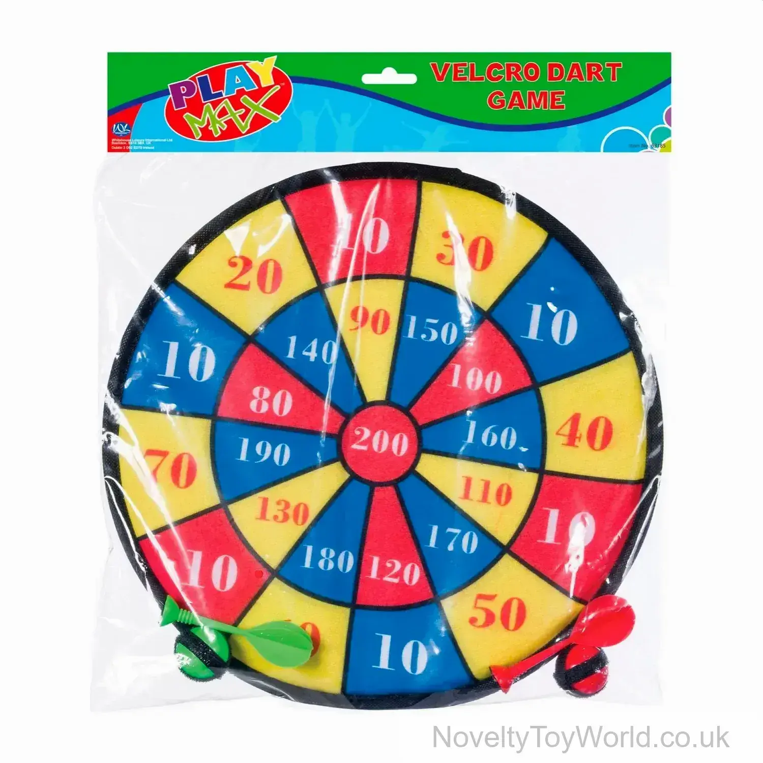Velcro Dartboard Game with Darts & Balls - Kids Fun Game