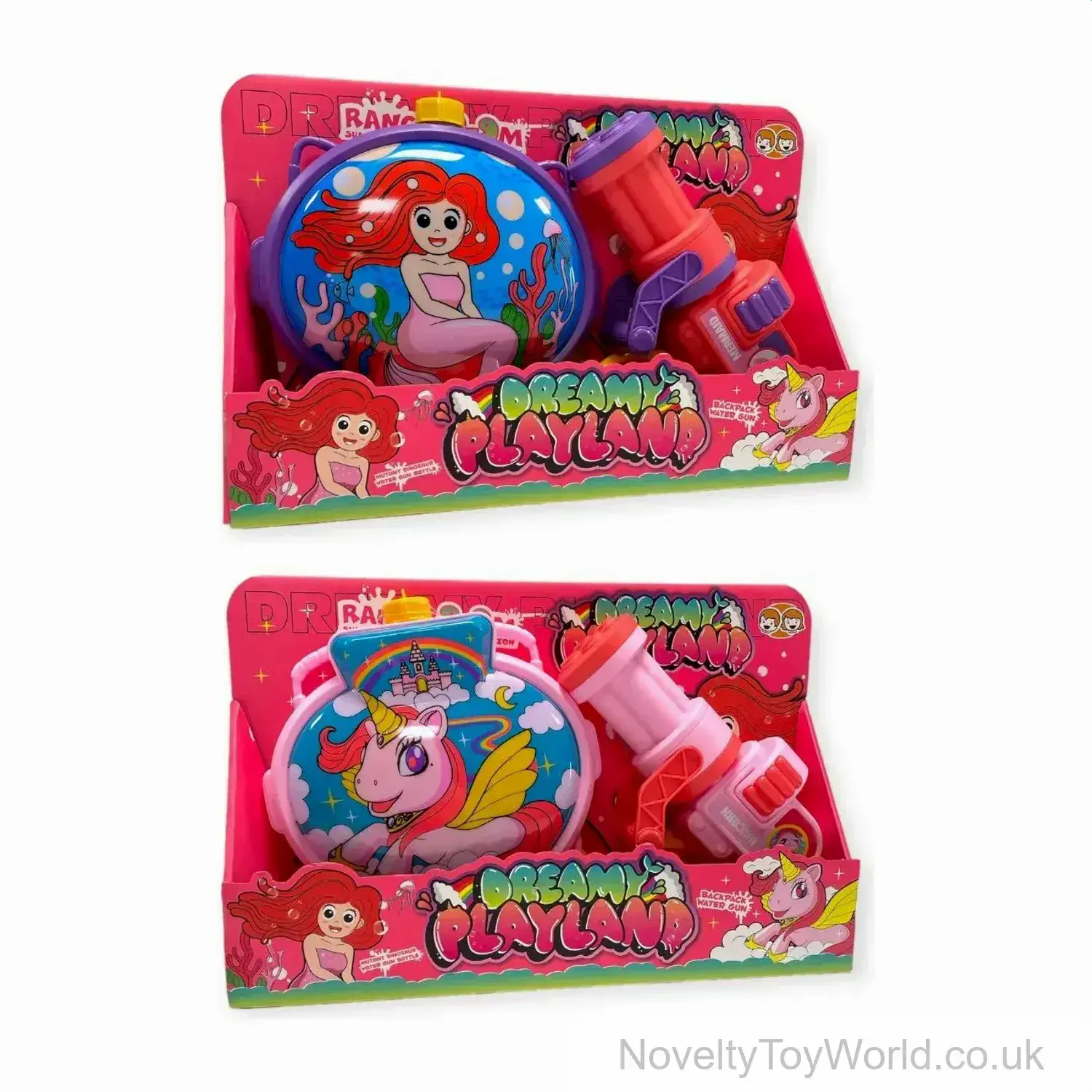 Water Shooter & Backpack Reservoir - Unicorn & Mermaid
