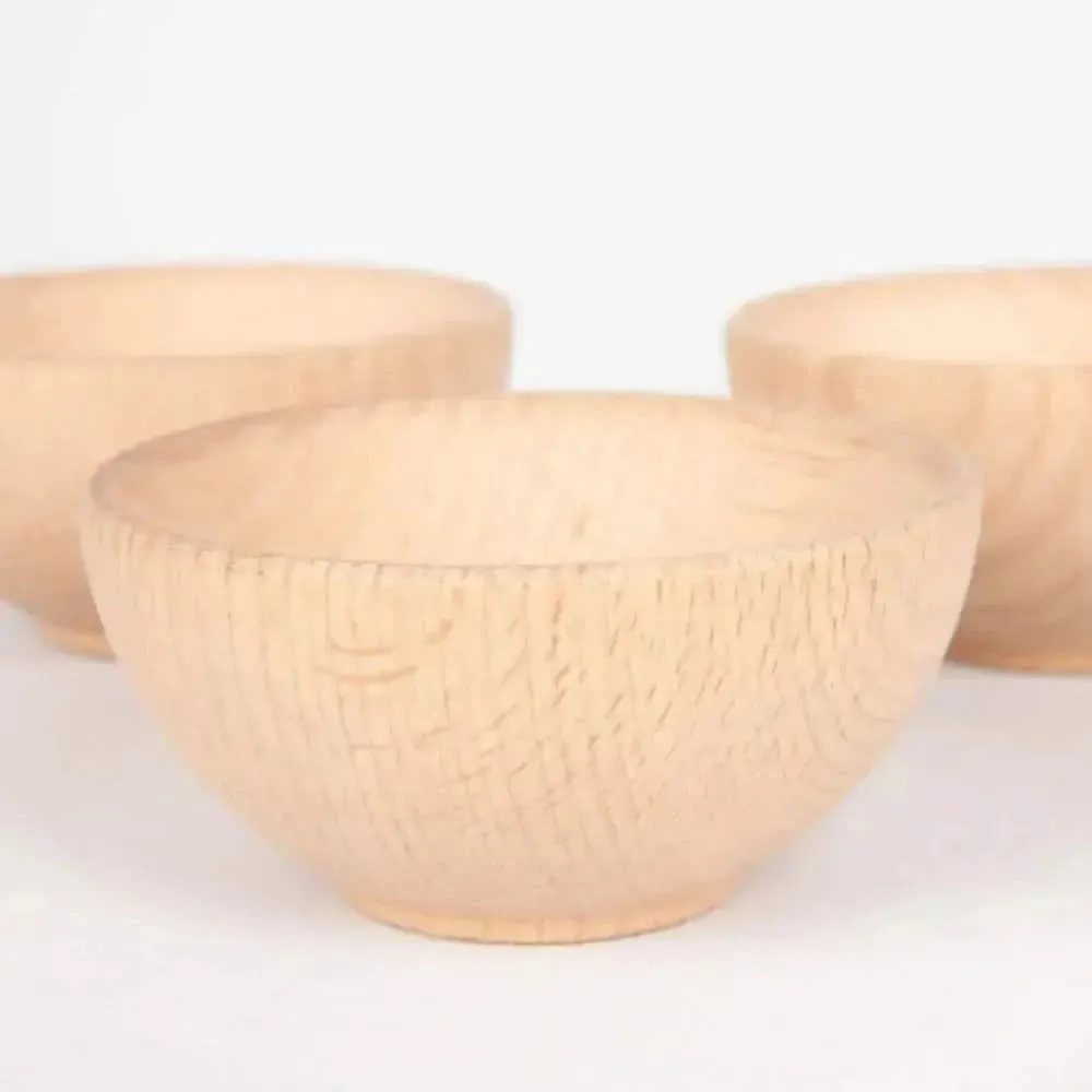 Wooden Bowls Set of 3 (70mm dia)