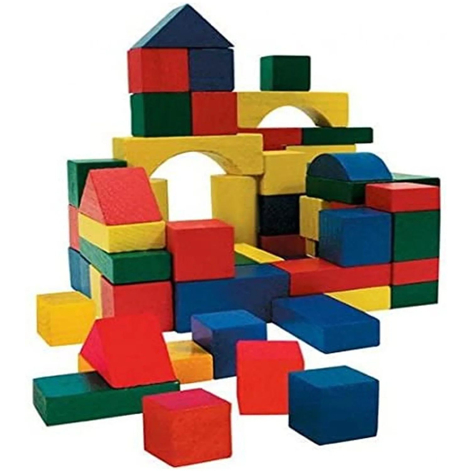 70pcs Wooden Building Blocks for Kids – Endless Fun and Creativity